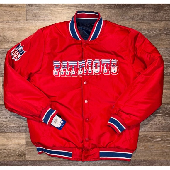 NWT Men's Reversible New England Patriots Starter Jacket - Large - Picture 1 of 11